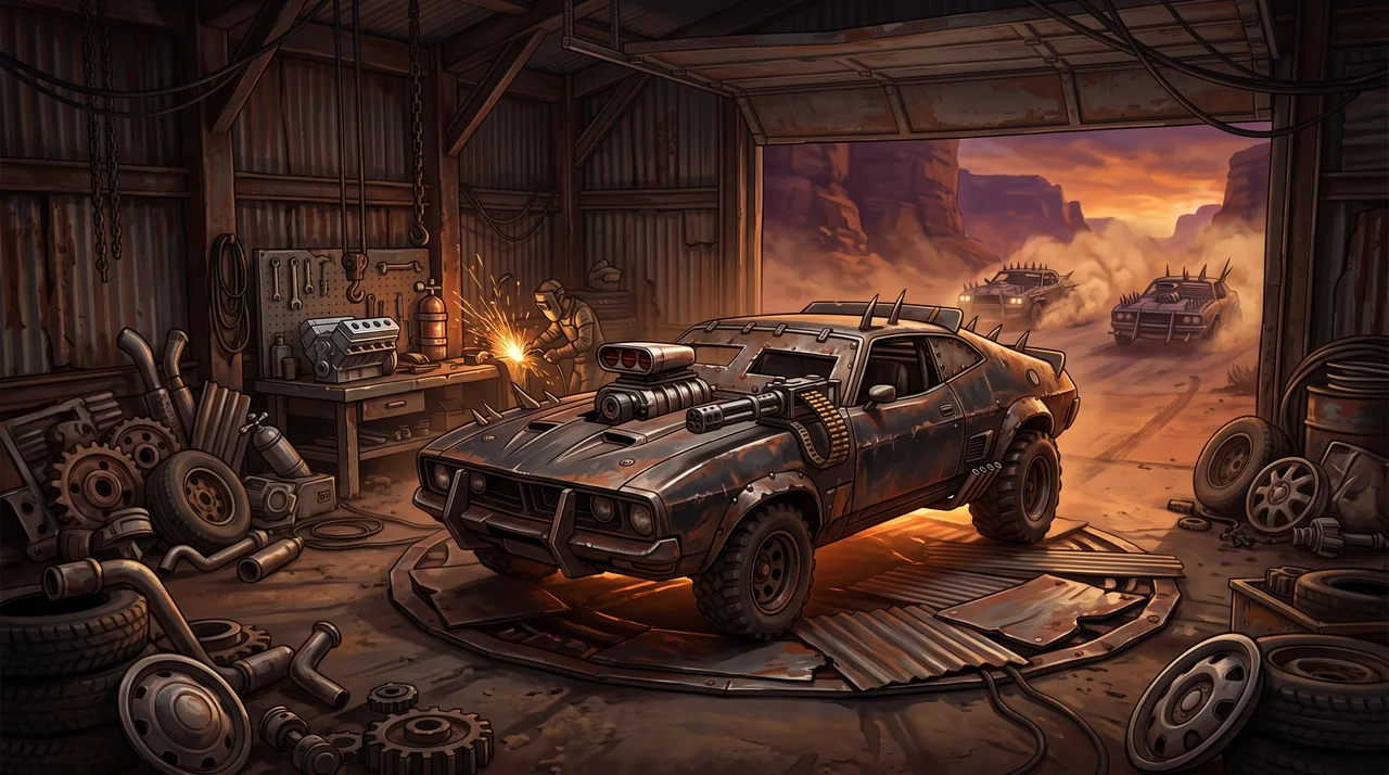 Metal Road, step 1: Racing and the scrap economy