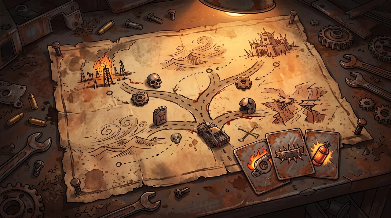 Metal Road, step 3: Roguelike runs