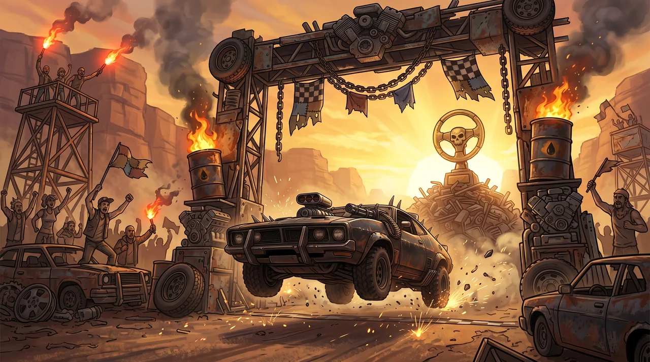 Metal Road, step 5: Steam release